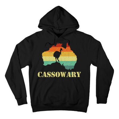 Funny Cassowary Retro Cassowary Tall Hoodie