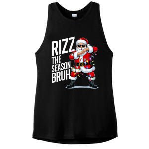 Funny Christmas Riz Zmas Santa Xmas Rizz The Season Bruh Ladies PosiCharge Tri-Blend Wicking Tank