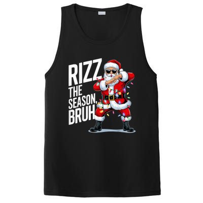 Funny Christmas Riz Zmas Santa Xmas Rizz The Season Bruh PosiCharge Competitor Tank