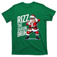 Funny Christmas Riz Zmas Santa Xmas Rizz The Season Bruh T-Shirt