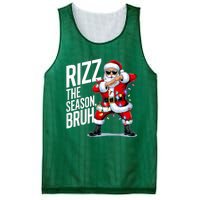 Funny Christmas Riz Zmas Santa Xmas Rizz The Season Bruh Mesh Reversible Basketball Jersey Tank