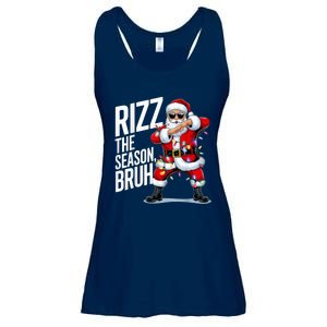 Funny Christmas Riz Zmas Santa Xmas Rizz The Season Bruh Ladies Essential Flowy Tank