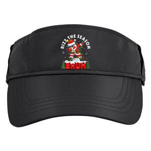 Funny Christmas Rizz Mas Santa Xmas Rizz The Season Bruh Adult Drive Performance Visor