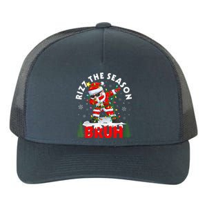 Funny Christmas Rizz Mas Santa Xmas Rizz The Season Bruh Yupoong Adult 5-Panel Trucker Hat