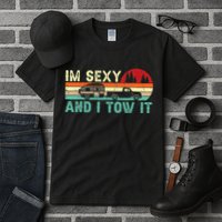 Funny Camping RV Im Sexy And I Tow It RV Camper Tall T-Shirt