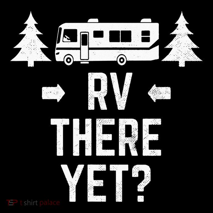 Funny Camping RV There Yet Class A Motorhome Drawstring Bag