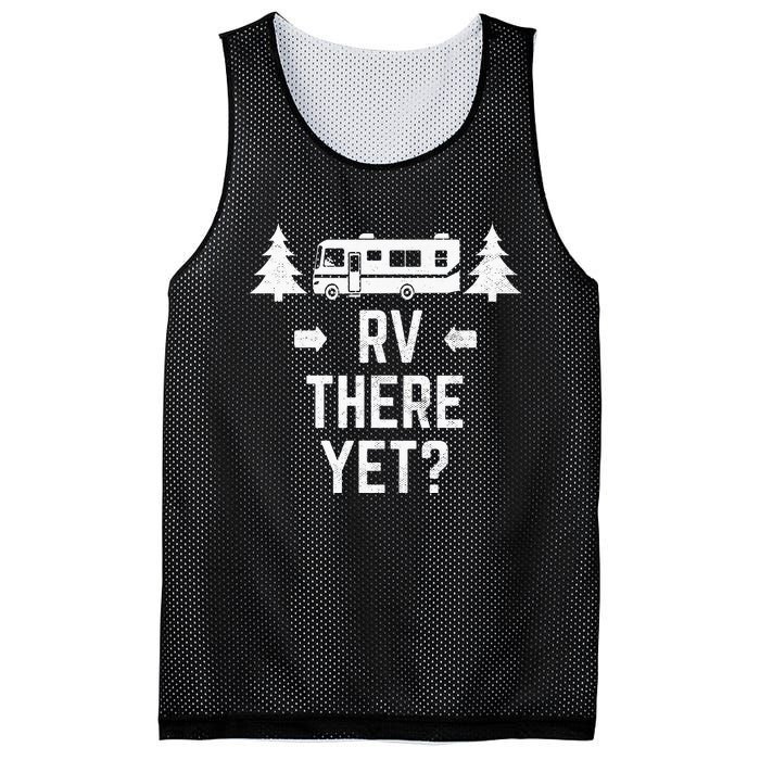 Funny Camping RV There Yet Class A Motorhome Mesh Reversible Basketball Jersey Tank