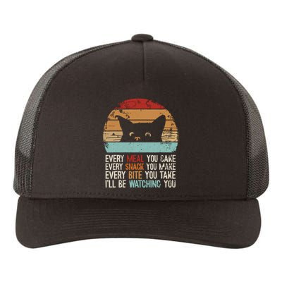 Funny Cat Retro Cat Owner Cat Humor Cat Lover Cat Yupoong Adult 5-Panel Trucker Hat