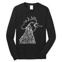 Funny Chicken Rooster Saying Fuck Long Sleeve Shirt