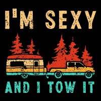 Funny Camping Rv Im Sexy And I Tow It Rv Camper Wool Snapback Cap