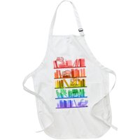 Funny Colorful Rainbow Library Cats Apron