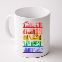 Funny Colorful Rainbow Library Cats Mug