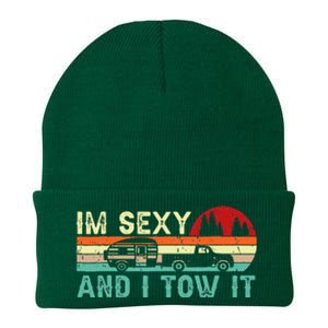 Funny Camping Rv Im Sexy And I Tow It Rv Camper Knit Cap Winter Beanie