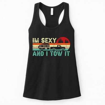 Funny Camping Rv Im Sexy And I Tow It Rv Camper Womens Tank Top