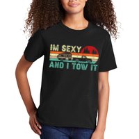 Funny Camping Rv Im Sexy And I Tow It Rv Camper Kids T-Shirt
