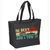 Funny Camping Rv Im Sexy And I Tow It Rv Camper Zip Tote Bag