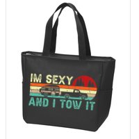 Funny Camping Rv Im Sexy And I Tow It Rv Camper Zip Tote Bag