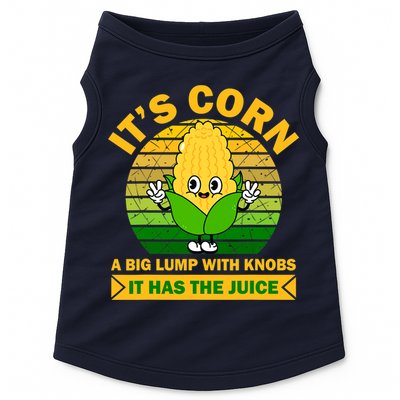 Funny Corn Retro Vintage It Has The Juice It’s Corn Doggie Tank