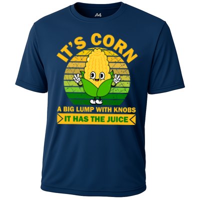 Funny Corn Retro Vintage It Has The Juice It’s Corn Performance Shirt