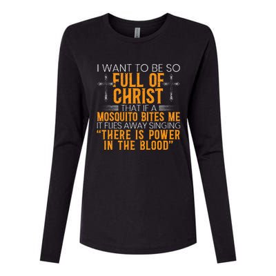 Funny Christian Religious Servant Of God Faithful Jesus Womens Cotton Relaxed Long Sleeve T-Shirt