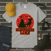 Funny Christmasaurus Rex Tall T-Shirt