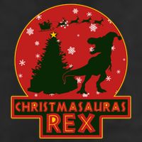 Funny Christmasaurus Rex Adult Drive Performance Visor