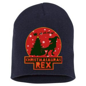 Funny Christmasaurus Rex Short Acrylic Beanie