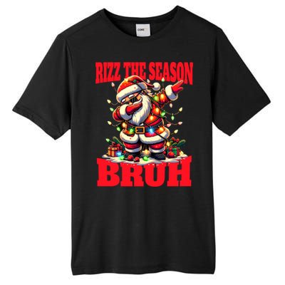 Funny Christmas Rizzmas Santa Xmas Rizz The Season Bruh Meaningful Gift Tall Fusion ChromaSoft Performance T-Shirt