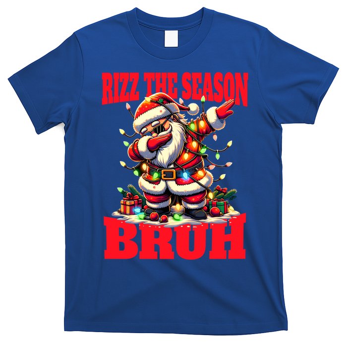 Funny Christmas Rizzmas Santa Xmas Rizz The Season Bruh Meaningful Gift T-Shirt