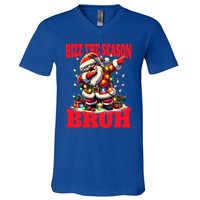 Funny Christmas Rizzmas Santa Xmas Rizz The Season Bruh Meaningful Gift V-Neck T-Shirt