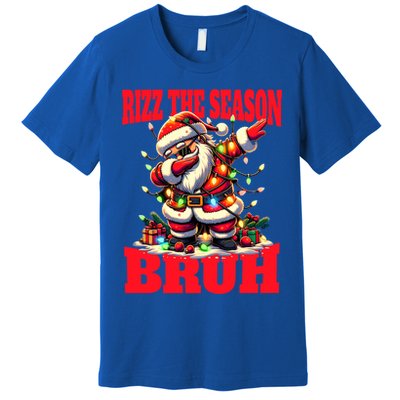 Funny Christmas Rizzmas Santa Xmas Rizz The Season Bruh Meaningful Gift Premium T-Shirt