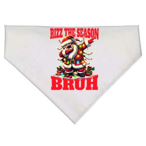 Funny Christmas Rizzmas Santa Xmas Rizz The Season Bruh Meaningful Gift USA-Made Doggie Bandana