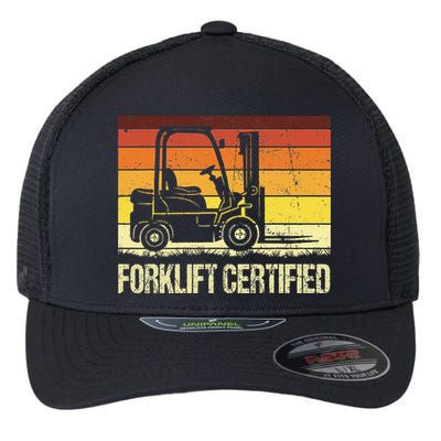 Forklift Certified Retro Forklift Operator Forklift Driver Flexfit Unipanel Trucker Cap