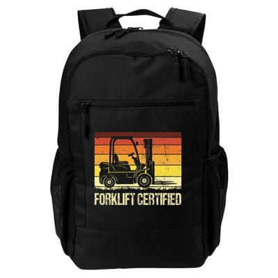 Forklift Certified Retro Forklift Operator Forklift Driver Backpack