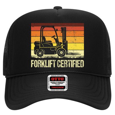 Forklift Certified Retro Forklift Operator Forklift Driver Trucker Hat
