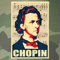 Frederic Chopin Retro Propaganda Legacy Tie Dye Trucker Hat