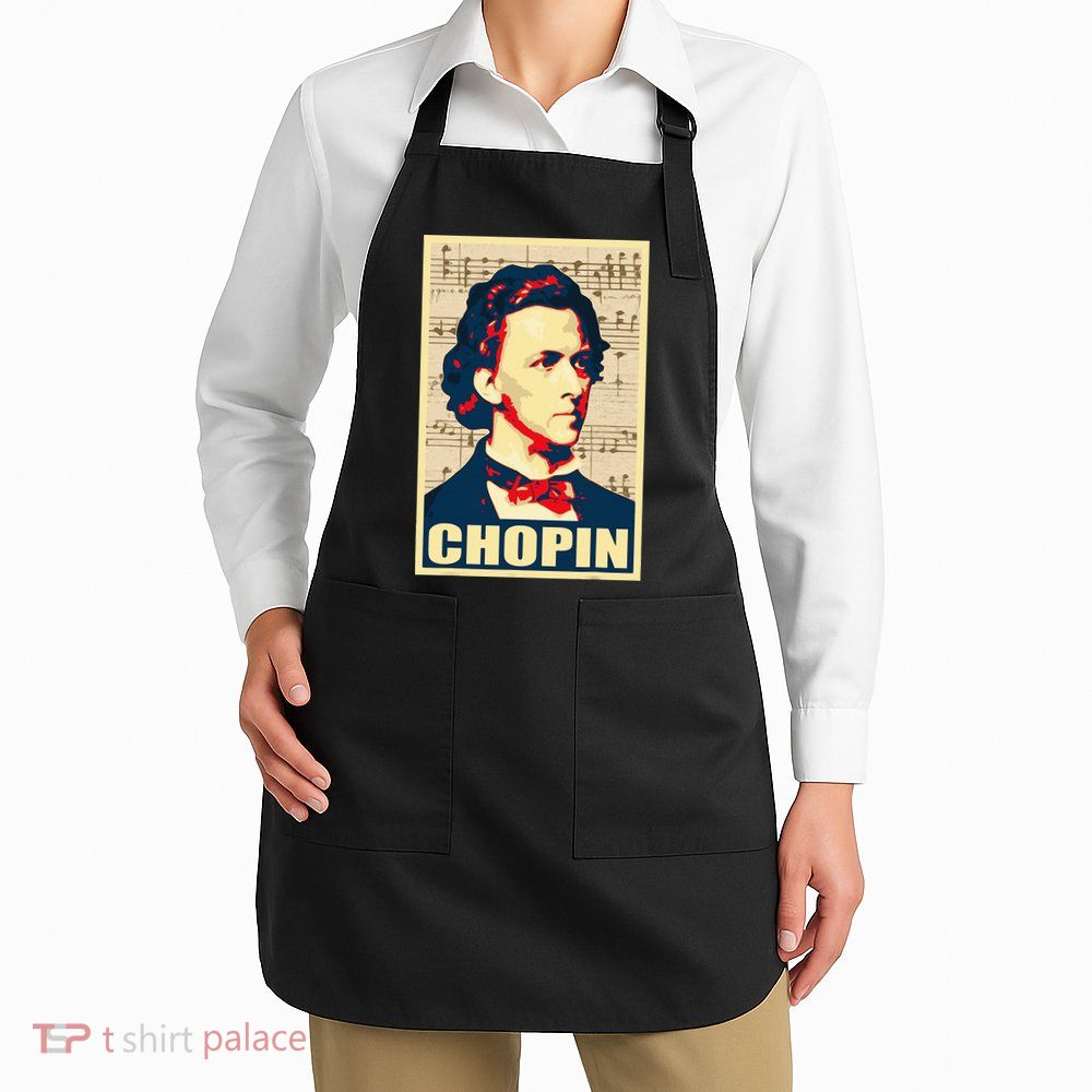 Frederic Chopin Retro Propaganda Apron