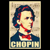 Frederic Chopin Retro Propaganda Sustainable Bucket Hat