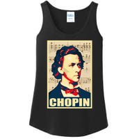 Frederic Chopin Retro Propaganda Ladies Essential Tank