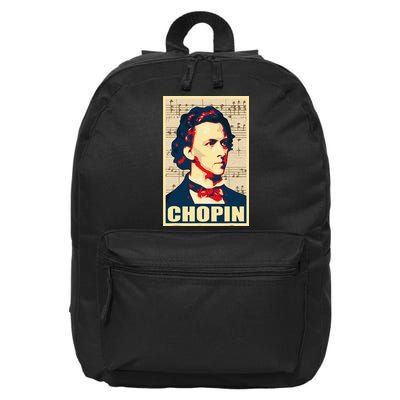 Frederic Chopin Retro Propaganda 16 in Basic Backpack