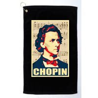 Frederic Chopin Retro Propaganda Golf Towel