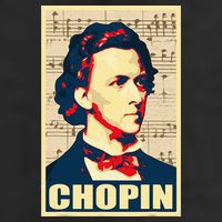 Frederic Chopin Retro Propaganda Golf Towel