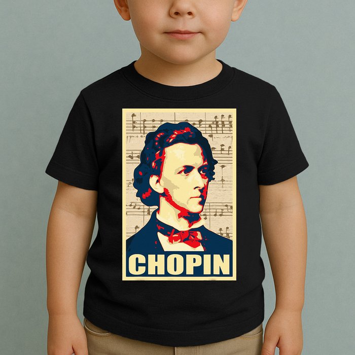 Frederic Chopin Retro Propaganda Toddler T-Shirt