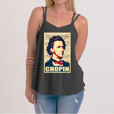 Frederic Chopin Retro Propaganda Women's Strappy Tank