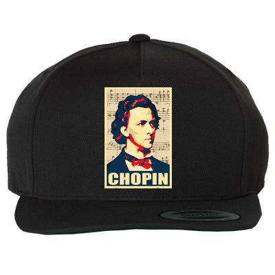 Frederic Chopin Retro Propaganda Wool Snapback Cap