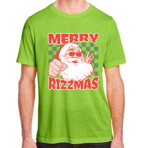 Funny Christmas Rizz Meme Merry Rizzmas For Trendy Adult ChromaSoft Performance T-Shirt