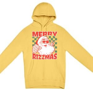 Funny Christmas Rizz Meme Merry Rizzmas For Trendy Premium Pullover Hoodie