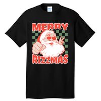 Funny Christmas Rizz Meme Merry Rizzmas For Trendy Tall T-Shirt