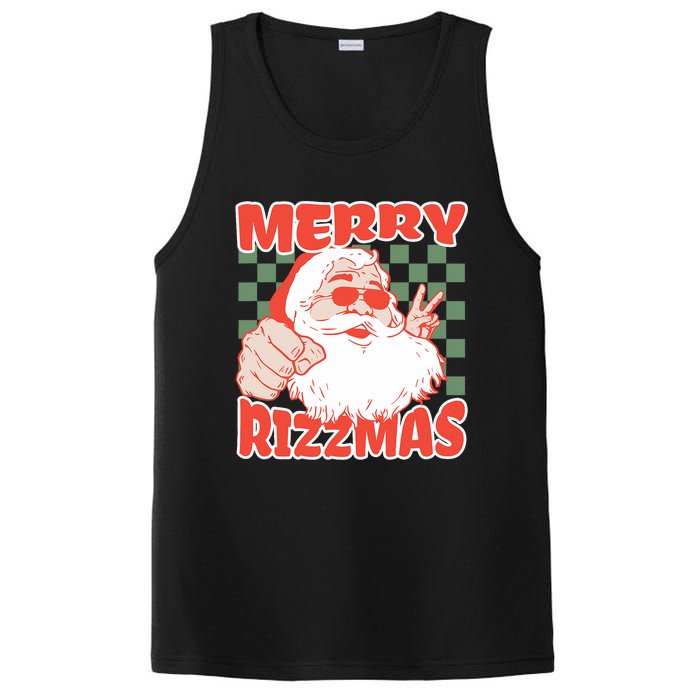 Funny Christmas Rizz Meme Merry Rizzmas For Trendy PosiCharge Competitor Tank