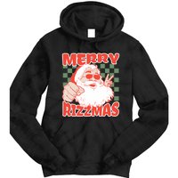 Funny Christmas Rizz Meme Merry Rizzmas For Trendy Tie Dye Hoodie